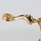 French 18 Karat Yellow Gold Leaf Shaped Clip Earrings, 1980s, Set of 2, Image 11