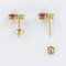 Modern Diamond & Ruby Yellow Gold Pendant and Earrings, Set of 2 15