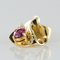 Modern Diamond & Ruby Yellow Gold Hängelampe und Ohrringe, 2er Set 4