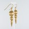 20th-Century Italian Yellow Gold Dangle Earrings, Set of 2 6