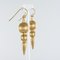 20th-Century Italian Yellow Gold Dangle Earrings, Set of 2, Image 6