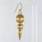 20th-Century Italian Yellow Gold Dangle Earrings, Set of 2 7
