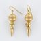 20th-Century Italian Yellow Gold Dangle Earrings, Set of 2 8