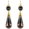 20th-Century Yellow Gold Scale Dangle Earrings, Set of 2, Image 1