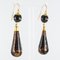 20th-Century Yellow Gold Scale Dangle Earrings, Set of 2, Image 8