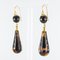 20th-Century Yellow Gold Scale Dangle Earrings, Set of 2, Image 3
