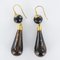 20th-Century Yellow Gold Scale Dangle Earrings, Set of 2 9