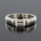 Modern 0.75 Carat Emerald-Cut Diamond Platinum Ring 3