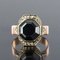 19th-Century French Napoleon 3 Rose Gold Hematite Ring 13