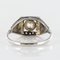 Art Deco Platin Ring in Weißgold mit Diamanten, 1930er 13