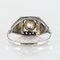 Art Deco White Gold Platinum Diamond Ring, 1930s, Image 13