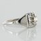 Art Deco White Gold Platinum Diamond Ring, 1930s 11