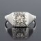 Art Deco White Gold Platinum Diamond Ring, 1930s 3