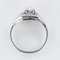 Art Deco White Gold Platinum Diamond Ring, 1930s, Image 14