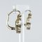 Art Deco Diamond 18 Karat White Gold Leverback Earrings, 1930s, Set of 2 7