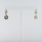 Art Deco Diamond 18 Karat White Gold Leverback Earrings, 1930s, Set of 2, Image 11