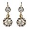 Art Deco Diamond 18 Karat White Gold Leverback Earrings, 1930s, Set of 2, Image 1