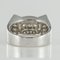 Art Deco Style 0.87 Carat 18 Karat White Gold Ring 7