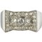 Art Deco Style 0.87 Carat 18 Karat White Gold Ring 1