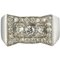 Art Deco Style 0.87 Carat 18 Karat White Gold Ring, Image 1
