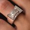 Art Deco Style 0.87 Carat 18 Karat White Gold Ring 4