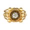 French Diamond 18 Karat Yellow Gold Ring, 1960s, Image 1