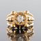 Bague Diamond 18 Carat en Or Jaune, France, 1960s 11