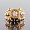 French Diamond 18 Karat Yellow Gold Ring, 1960s, Image 11