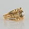 French Diamond 18 Karat Yellow Gold Ring, 1960s 7