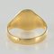 Anello con sigillo unisex in oro giallo, 18 carati, Immagine 10