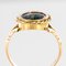 French Limoges Enamel 18 Karat Yellow Gold Ring, 1960s 7