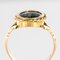 French Limoges Enamel 18 Karat Yellow Gold Ring, 1960s, Image 7