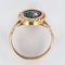 French Limoges Enamel 18 Karat Yellow Gold Ring, 1960s 12