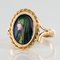 French Limoges Enamel 18 Karat Yellow Gold Ring, 1960s 4