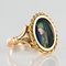 French Limoges Enamel 18 Karat Yellow Gold Ring, 1960s 10