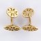 Boutons de Manchette Antiques en Or Jaune 18 Carats, 1900s, Set de 2 9