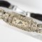 Art Deco French Platinum 18 Karat White Gold Diamond Lady Watch, 1930s, Image 9