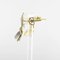 Art Nouveau Style Enamel Diamond Gold Butterfly Stud Earrings, Set of 2 6