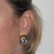 Gold Topaz Heart Stud Earrings, Set of 2 3
