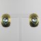 Gold Topaz Heart Stud Earrings, Set of 2 2
