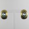 Gold Topaz Heart Stud Earrings, Set of 2, Image 2