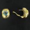 Gold Topaz Heart Stud Earrings, Set of 2, Image 4