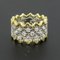 Diamond Two Color Gold Filigree Ring 6