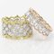 Diamond Two Color Gold Filigree Ring 5