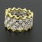 Diamond Two Color Gold Filigree Ring, Image 7