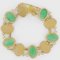 Jade 18 Karat Yellow Gold Bracelet, 1920s, Image 3
