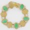 Pulsera Jade de oro amarillo de 18 quilates, años 20, Imagen 3