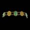 Bracelet Jade en Or Jaune 18 Carats, 1920s 6