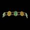 Jade 18 Karat Yellow Gold Bracelet, 1920s 6