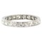 1 Carat Diamond Platinum Eternity Band Ring 1